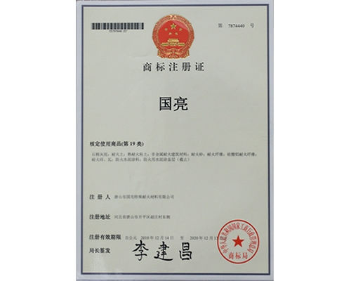 trademark registration certificate